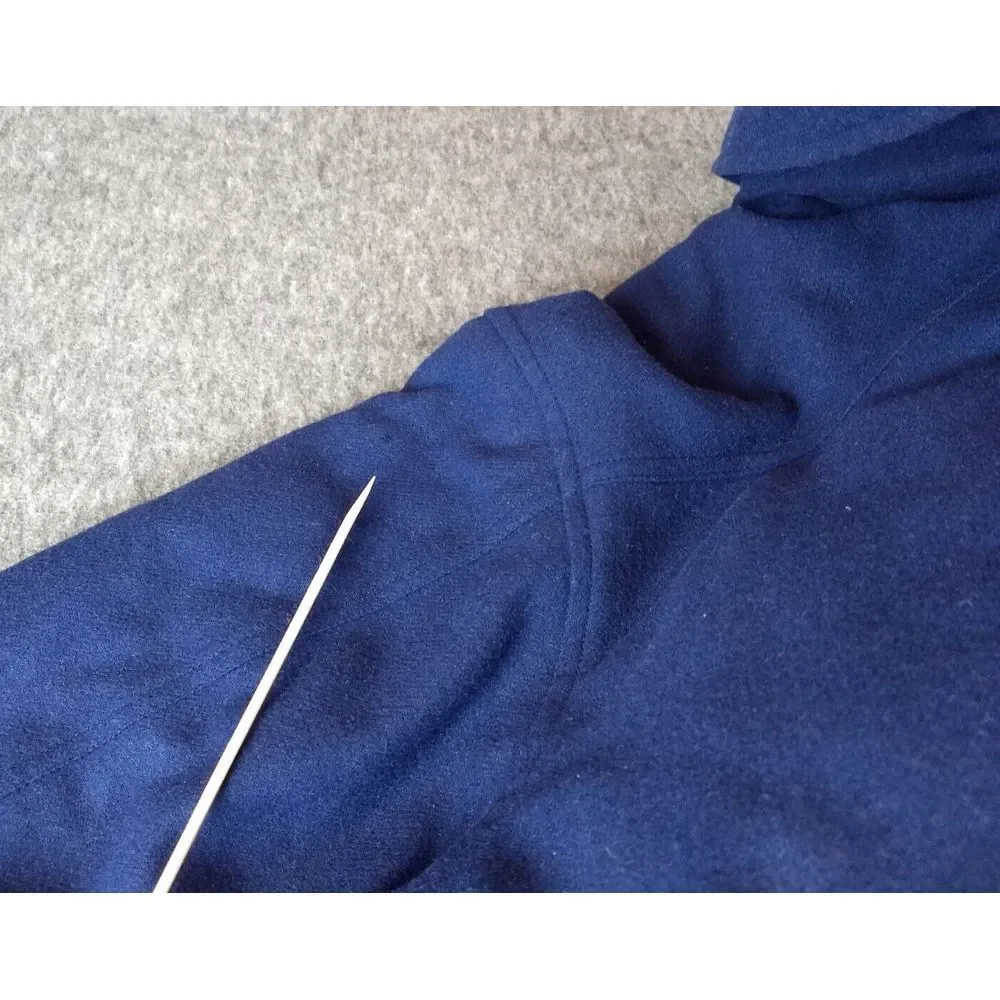Vineyard Vines Shirt Jacket Marthas Vineyard XL Wool Blend Navy Full Zip Shacket